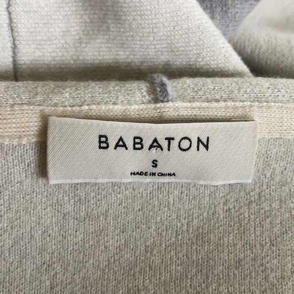 Babaton Beekman Merino Wool Open Cardigan in Grey - Picture 7 of 7
